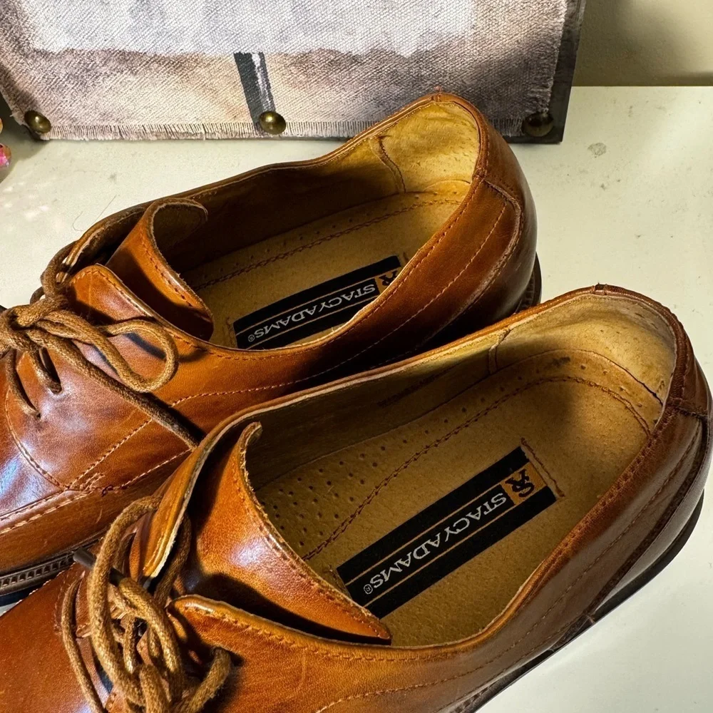 Stacy Adam’s Brown Leather Men's Dress Shoes